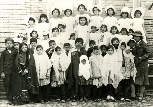 Groupe d’enfants maquillés