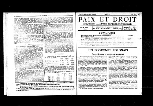 Paix et Droit.  (01/05/1937)