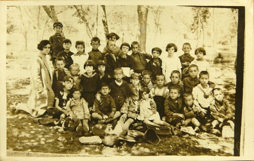 Première classe de l'école juive de Plovdiv (Philippopoli)