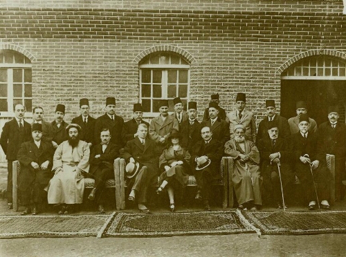 Visite de la Délégation de la S. D. N. au Collège