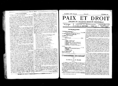 Paix et Droit.  (01/12/1923)