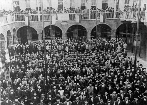 Collège A. D. Sassoon. Vue générale des élèves
