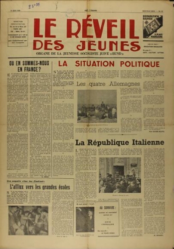 Le Réveil des Jeunes N°33 (15 juin 1946)