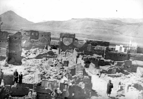 Les ruines du quartier juif