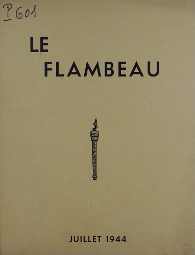 Le Flambeau (New York) Vol.01 N°06 (01 juillet 1944)