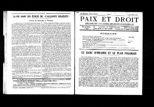 Paix et Droit.  (01/11/1937)