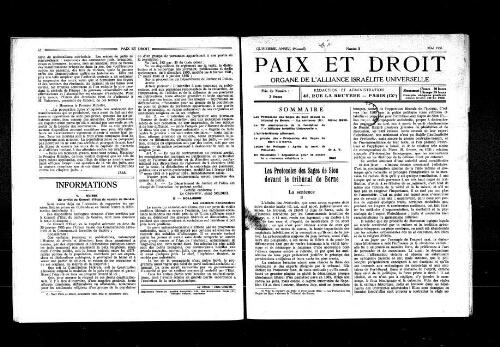 Paix et Droit.  (01/05/1935)