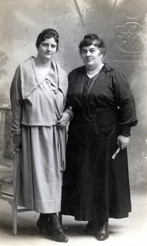 Henriette Lassry et sa mère Sete Abecassis
