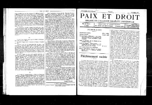 Paix et Droit.  (01/10/1932)