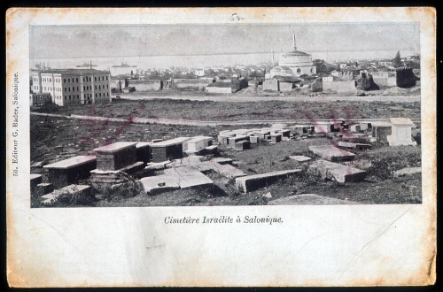 "Cimetière israélite à Salonique"