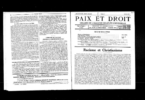 Paix et Droit.  (01/03/1937)