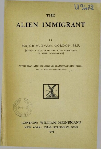 The alien immigrant