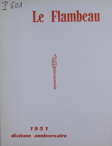 Le Flambeau (New York) Vol.10 N°01 (1951)