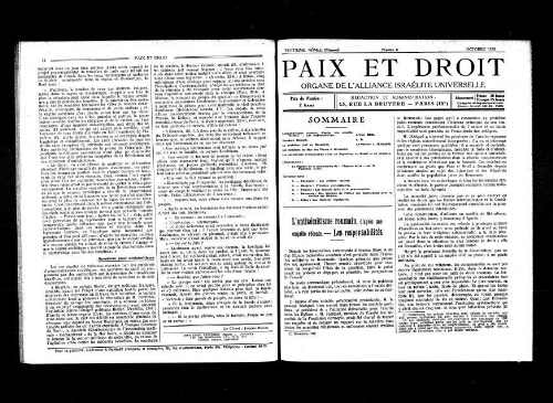 Paix et Droit.  (01/10/1928)