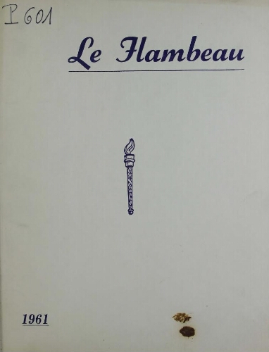 Le Flambeau (New York) Vol.12 N°01 (1961)