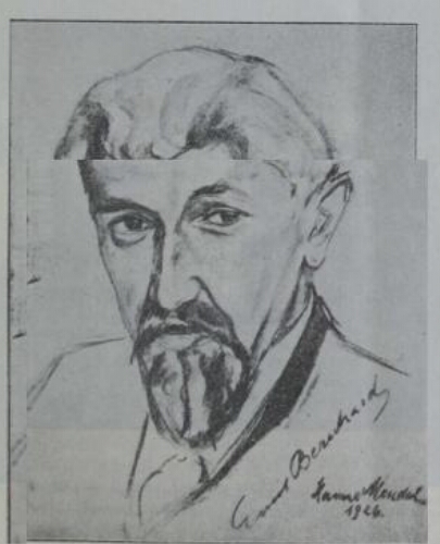 Le dramaturge allemand Emil Bernhard