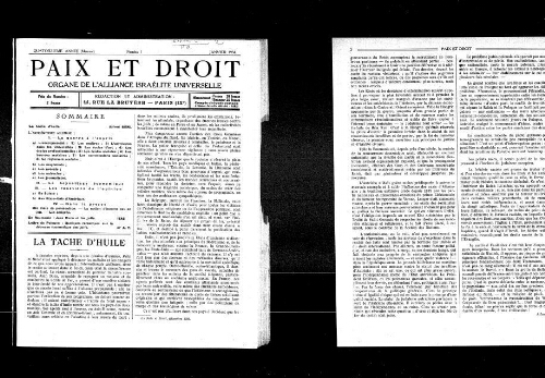 Paix et Droit.  (01/01/1934)
