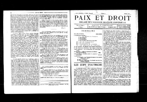 Paix et Droit.  (01/03/1934)