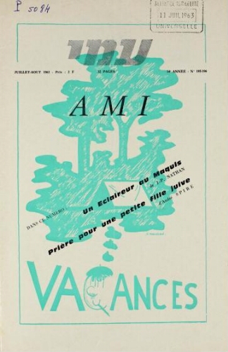Ami : Mensuel pour la Jeunesse. Vol.14 N°195-196 (01 juil. 1963)
