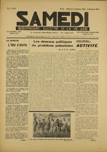 Samedi N°35 ( 24 octobre 1936 )
