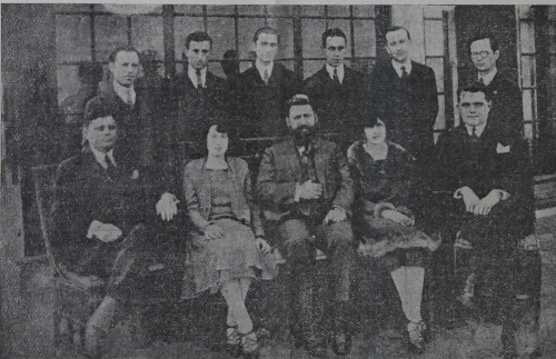 La section de l'Union universelle de la jeunesse juive (UUJJ) de Santiago du Chili en 1926