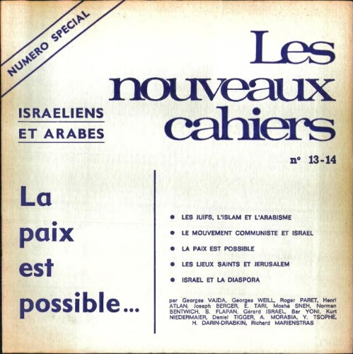 Les Nouveaux Cahiers N°013_014 ( 1968)