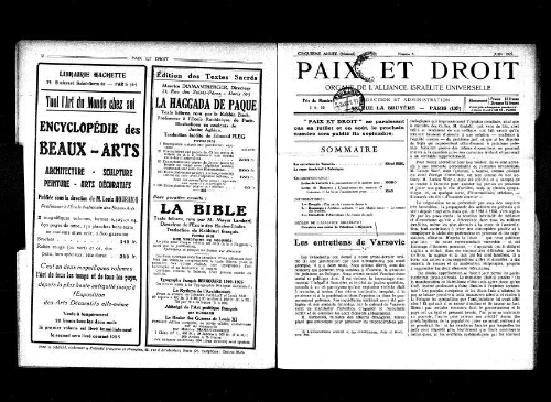 Paix et Droit.  (01/06/1925)