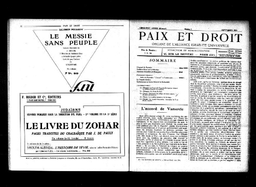 Paix et Droit.  (01/09/1925)