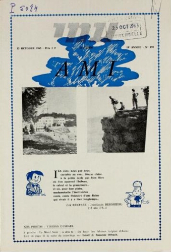 Ami : Mensuel pour la Jeunesse. Vol.14 N°198 (15 oct. 1963)