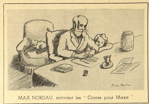 Max Nordau écrivant les Contes pour Maxa