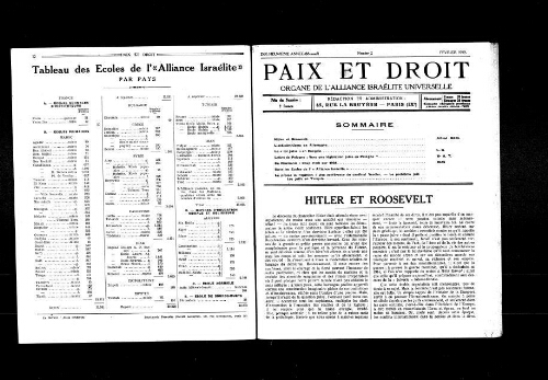Paix et Droit.  (01/02/1939)