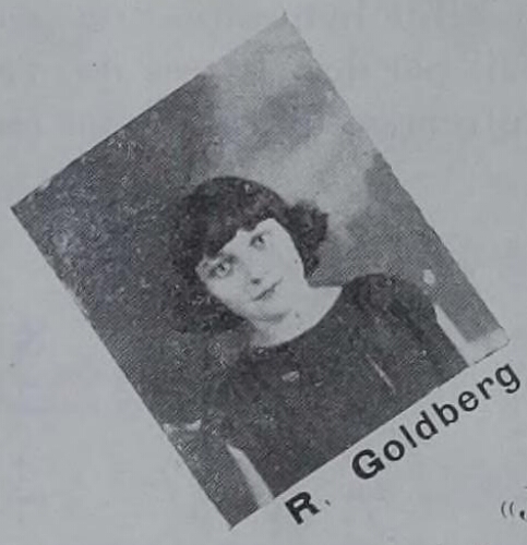 Portrait : R. Goldberg